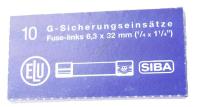 SIBA 15A-T 189140.15 6,3X32MM KERÁMIABIZTOSÍTÉK 10DB