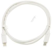  USB-C KÁBEL USB 3.2 GENERATION 2, 5A, 20GBPS, FEHÉR, 1M — eredeti alkatrész (cikkszám: R563107)